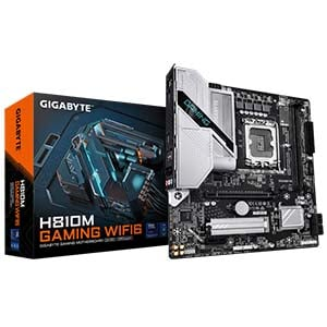 Gigabyte H810M GAMING WIFI6 Intel H810 Soket 1851 DDR5 6400MHz(OC) mATX Gaming Anakart